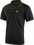 Prince Graphic Polo Czarny/Zielony